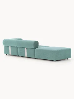 Diván modular en tejido bouclé Anton