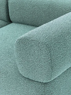 Diván modular en tejido bouclé Anton