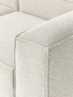 Diván modular en tejido bouclé Lennon