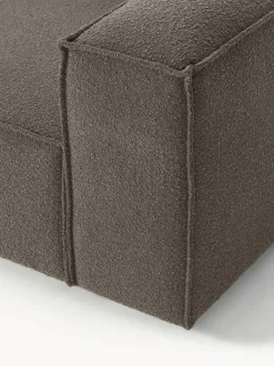 Diván modular en tejido bouclé Lennon