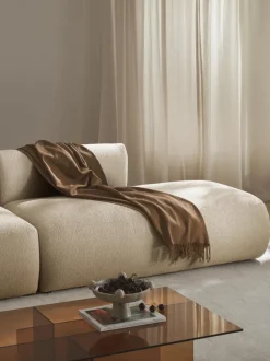 Diván modular en tejido bouclé Sofia