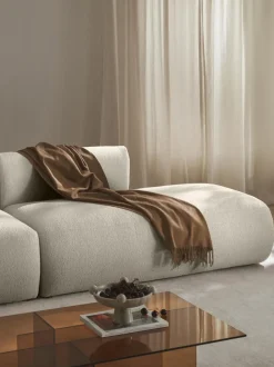 Diván modular en tejido bouclé Sofia