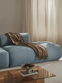 Diván modular en tejido bouclé Sofia