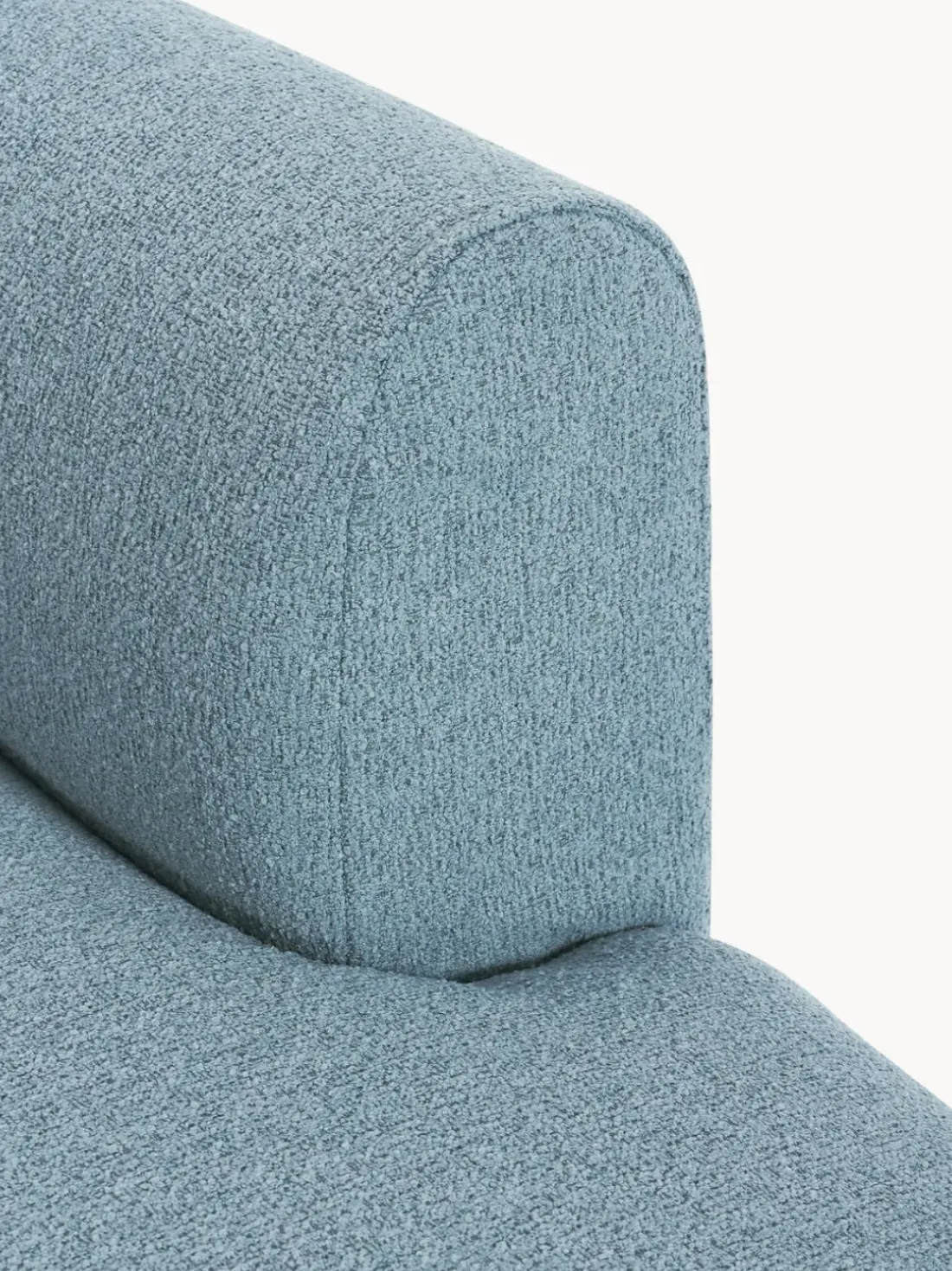 Diván modular en tejido bouclé Sofia