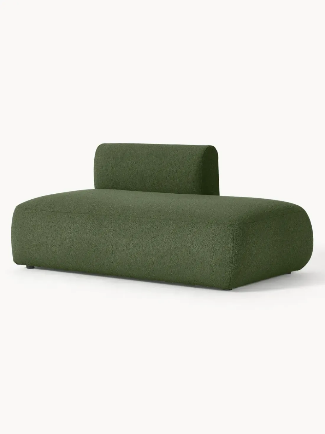 Diván modular en tejido bouclé Sofia
