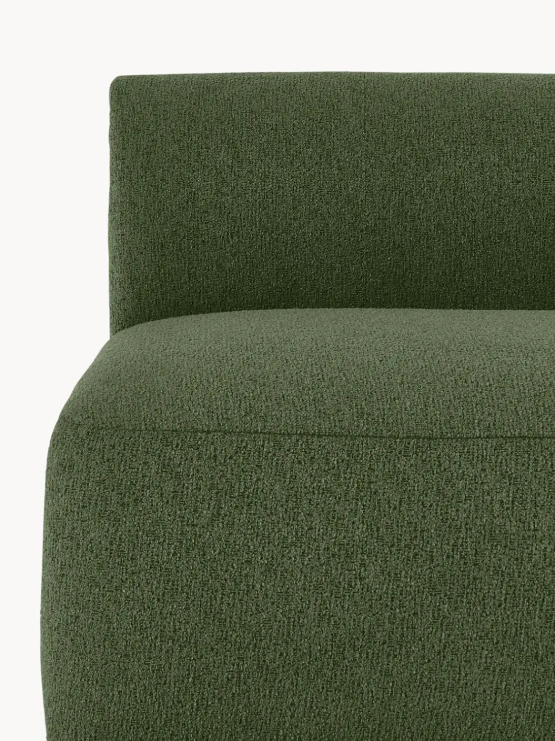 Diván modular en tejido bouclé Sofia