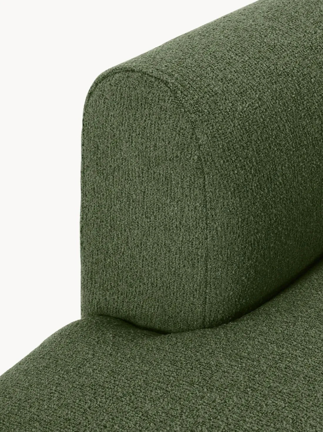 Diván modular en tejido bouclé Sofia