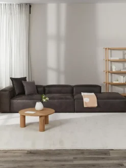 Diván modular grande de cuero reciclado Lennon
