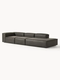 Diván modular grande de cuero reciclado Lennon