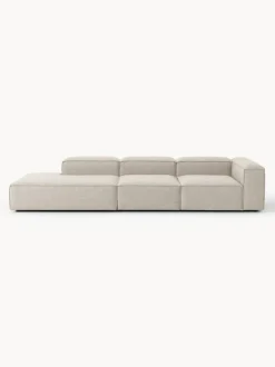 Diván modular grande de mezcla de lino Lennon