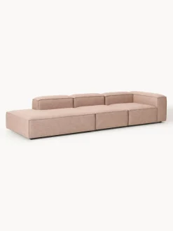Diván modular grande de mezcla de lino Lennon