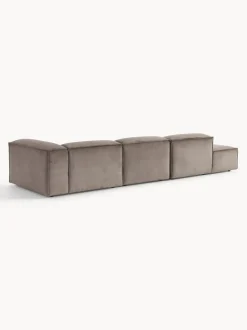 Diván modular grande de pana Lennon