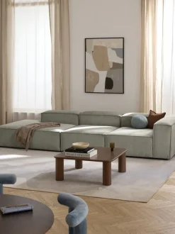 Diván modular grande de pana Lennon