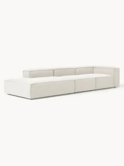 Diván modular grande en tejido bouclé Lennon