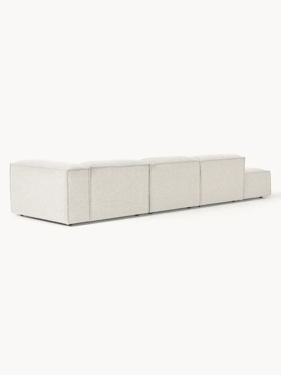 Diván modular grande en tejido bouclé Lennon