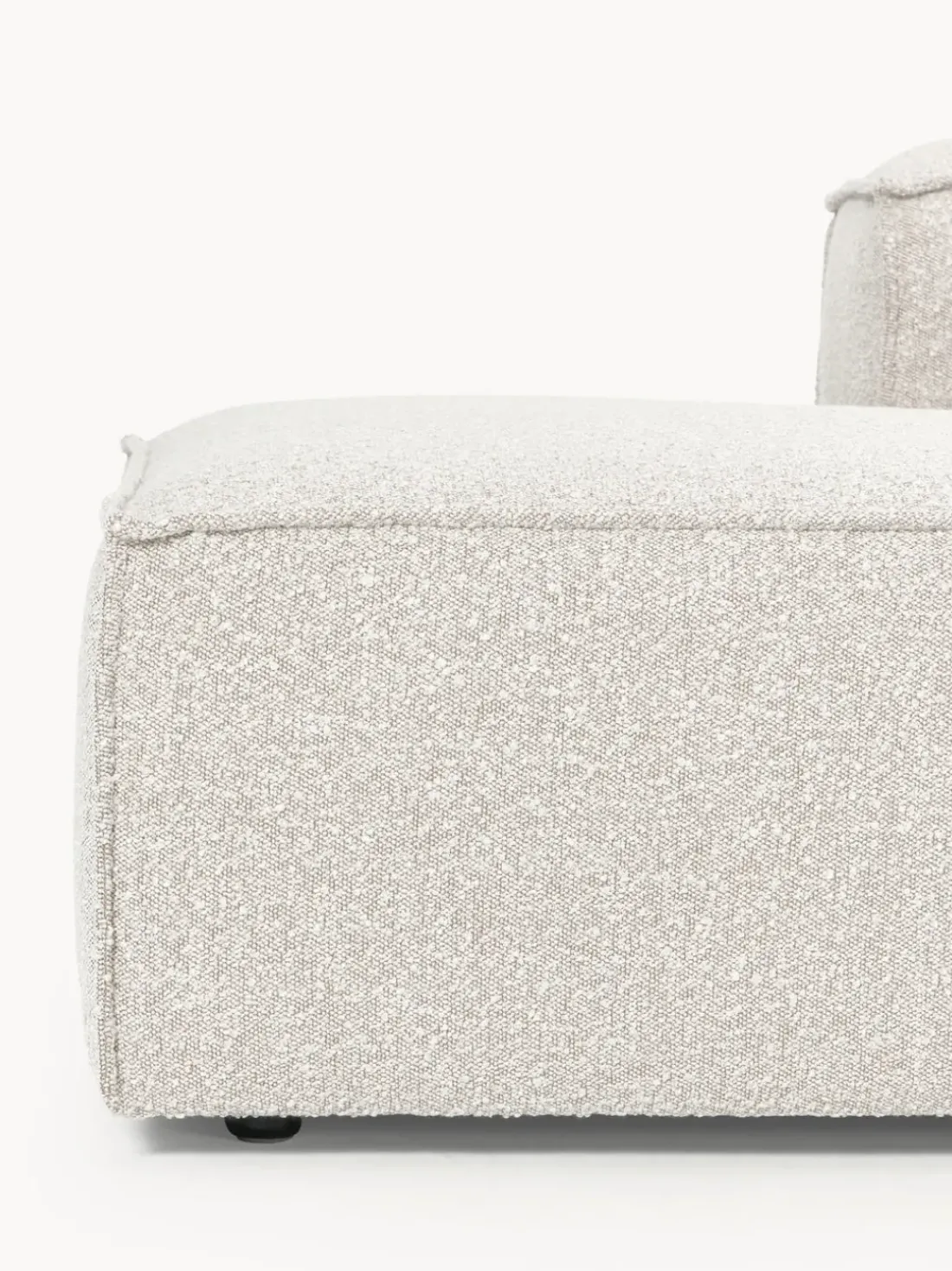 Diván modular grande en tejido bouclé Lennon