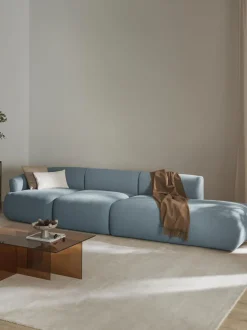 Diván modular grande en tejido bouclé Sofia