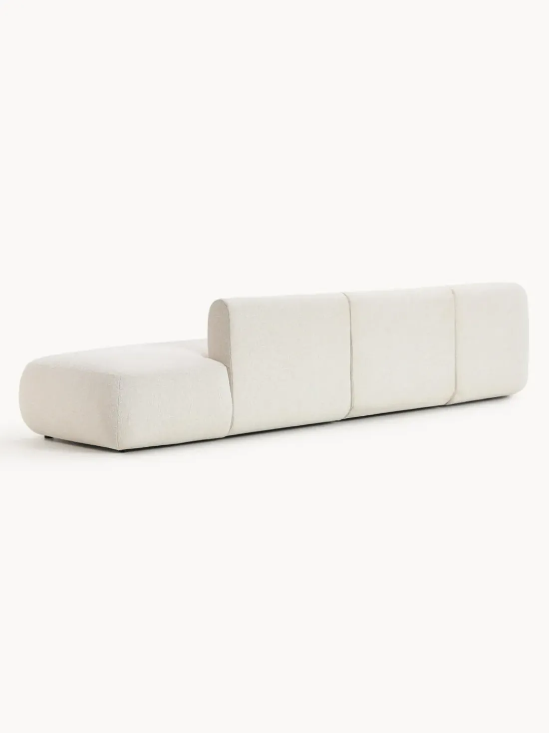 Diván modular grande en tejido bouclé Sofia