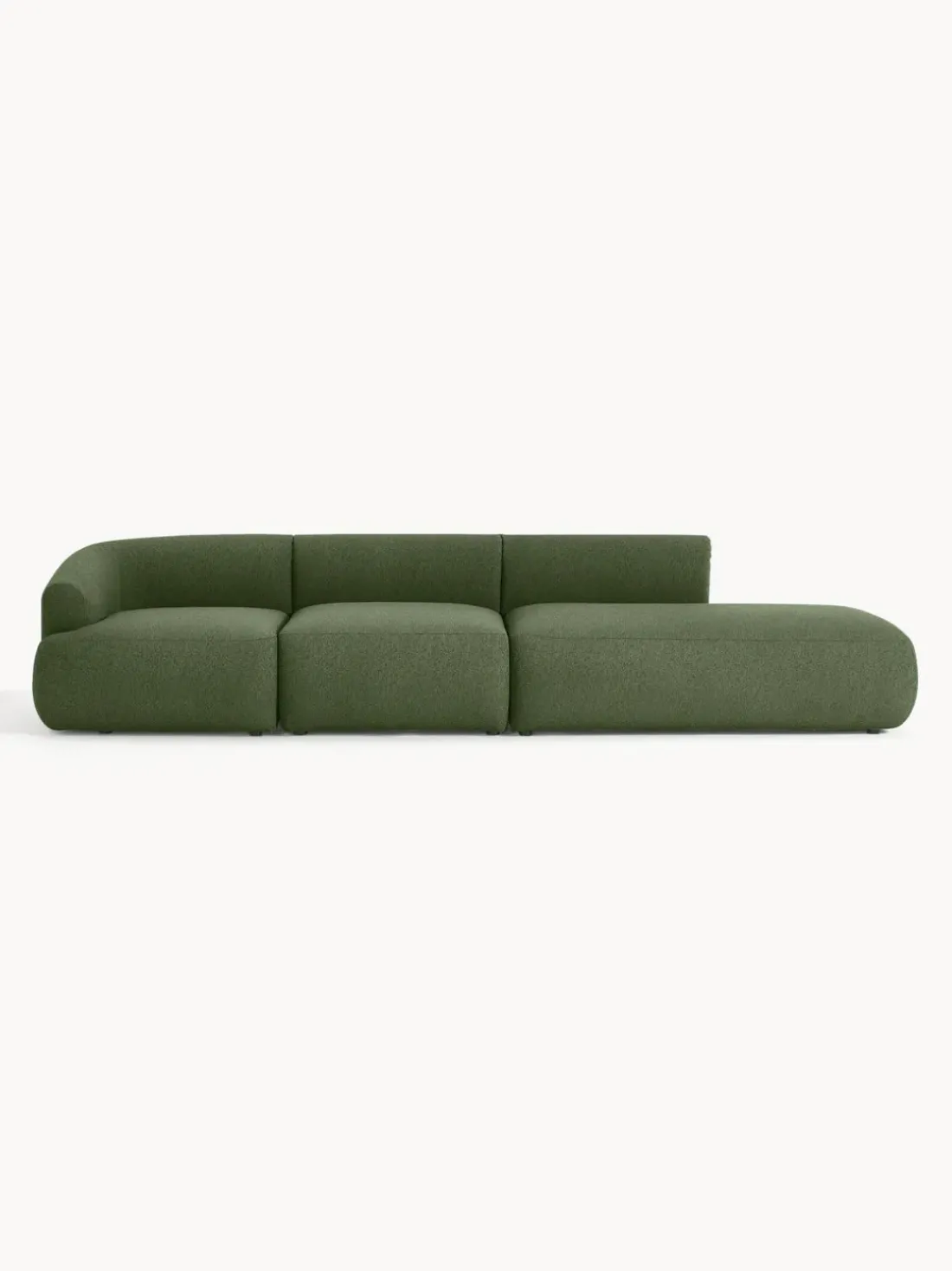 Diván modular grande en tejido bouclé Sofia