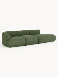 Diván modular grande en tejido bouclé Sofia