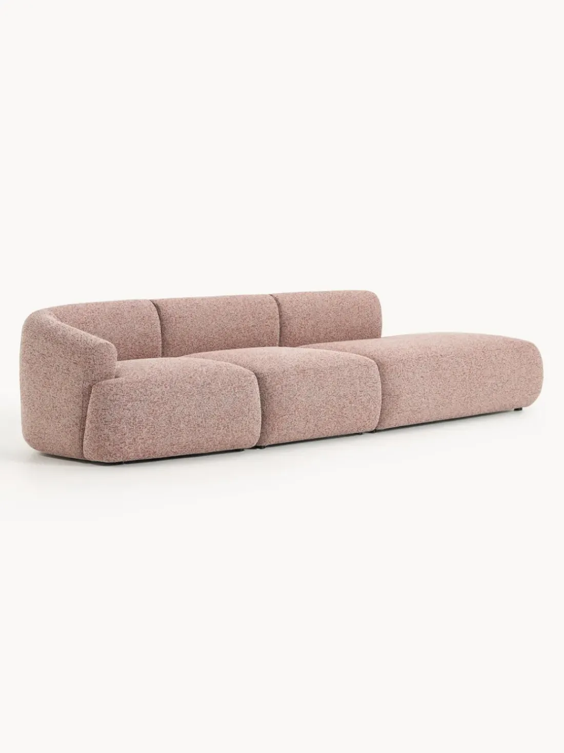 Diván modular grande en tejido bouclé Sofia