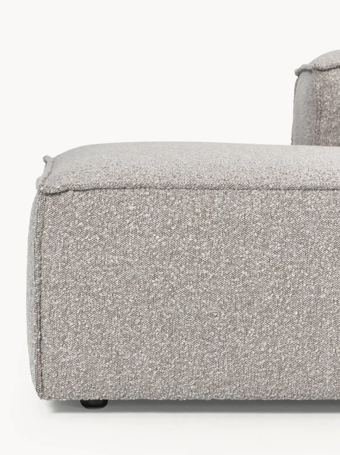 Diván modular grande en tejido bouclé Lennon