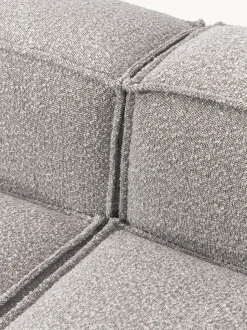 Diván modular grande en tejido bouclé Lennon
