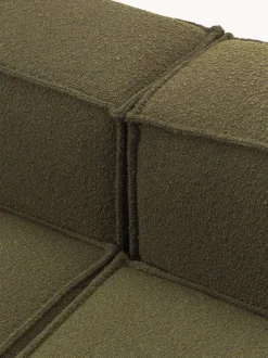 Diván modular grande en tejido bouclé Lennon