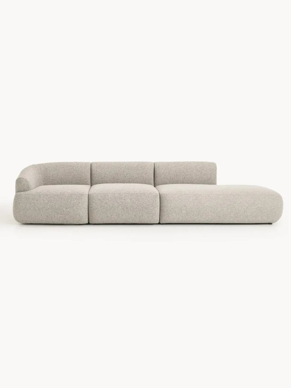 Diván modular grande en tejido bouclé Sofia