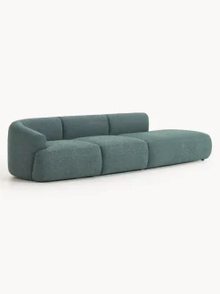 Diván modular grande en tejido bouclé Sofia