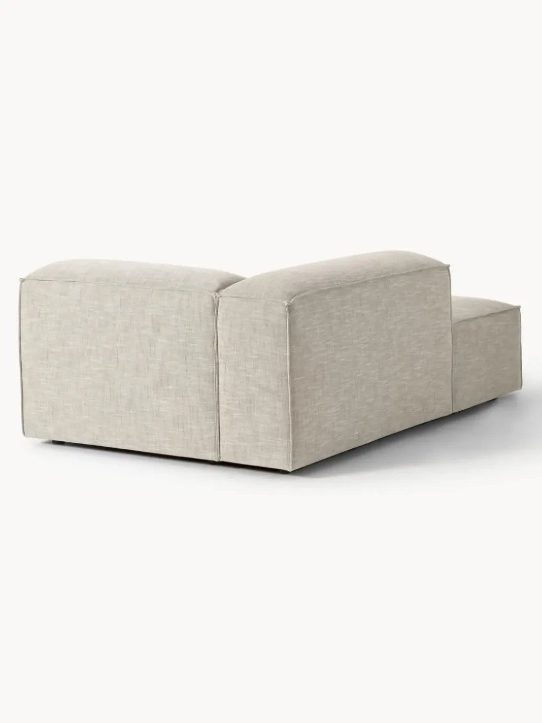 Diván rinconero modular de mezcla de lino Lennon