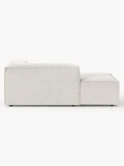 Diván rinconero modular en tejido bouclé Lennon