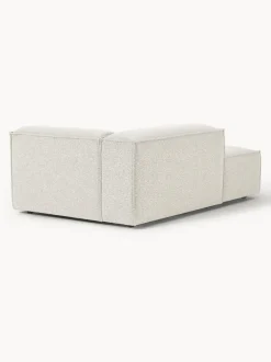 Diván rinconero modular en tejido bouclé Lennon