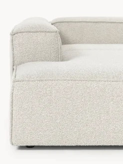 Diván rinconero modular en tejido bouclé Lennon