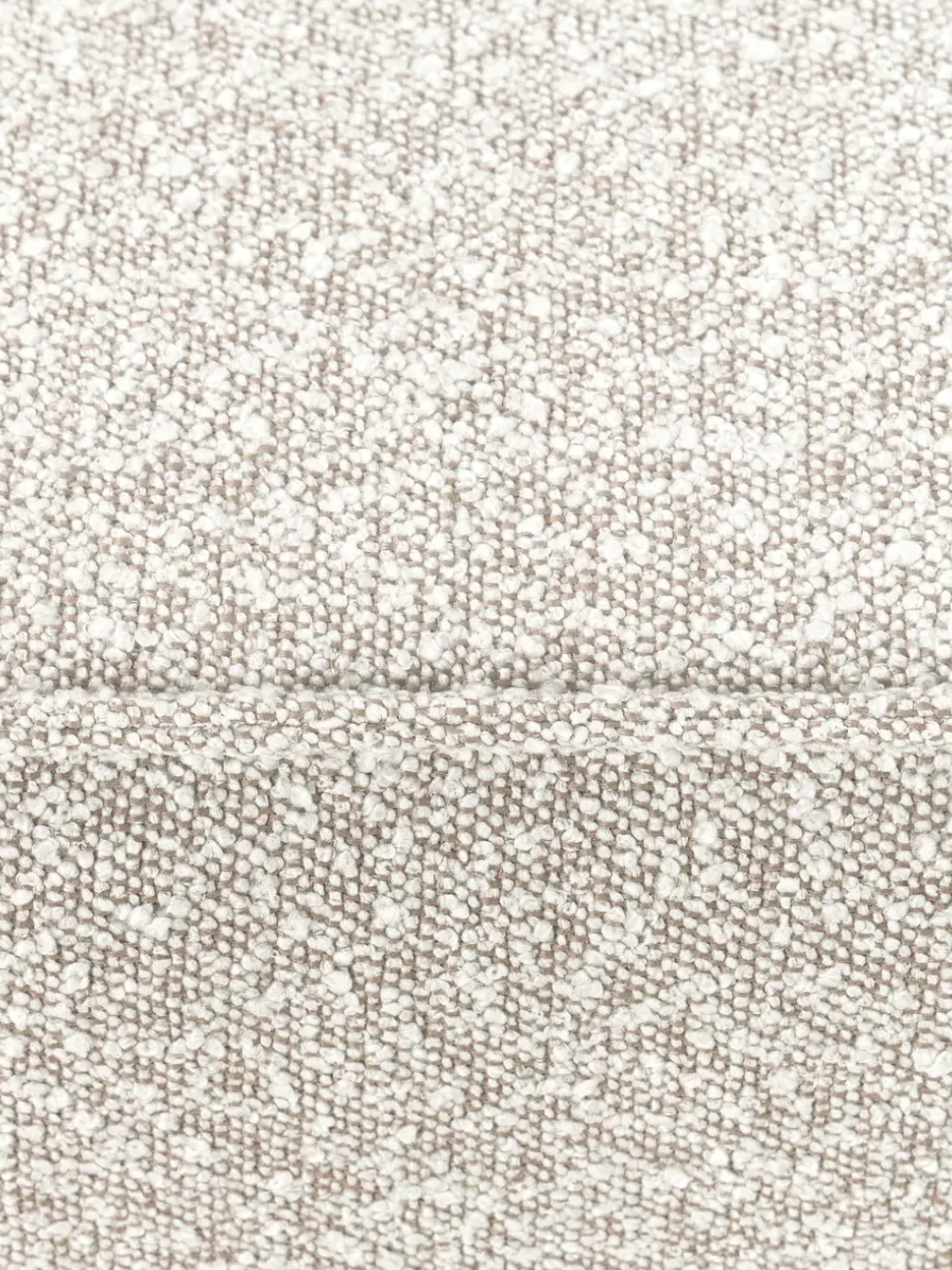 Diván rinconero modular en tejido bouclé Lennon