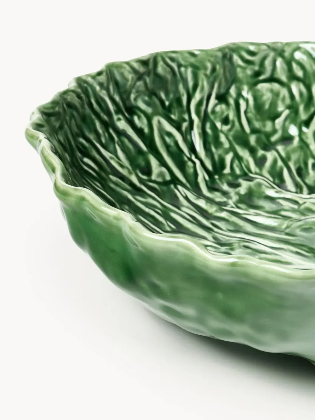 Ensaladera pintada a mano Cabbage