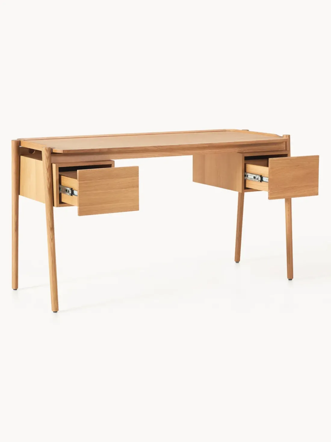 Escritorio de madera con cajones Libby