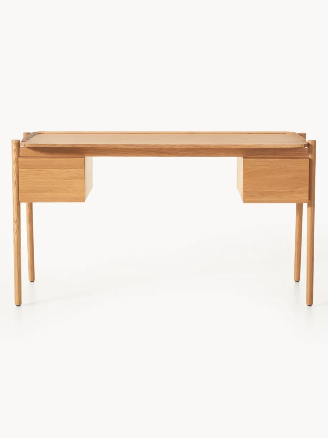Escritorio de madera con cajones Libby