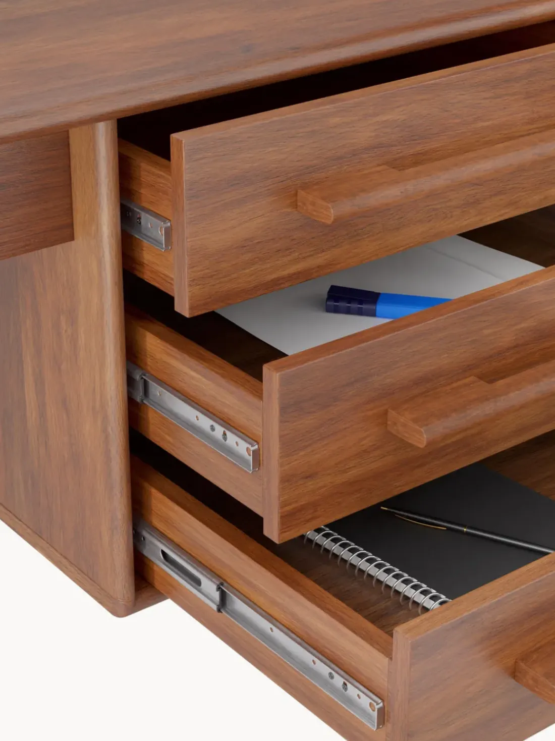 Escritorio de madera de mango Paul