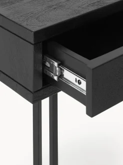 Escritorio de madera de mango con cajón Luca