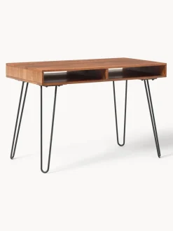Escritorio de madera de mango y metal Tova