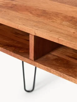 Escritorio de madera de mango y metal Tova