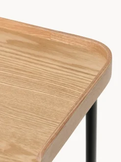 Escritorio esquinero de madera de fresno Renee