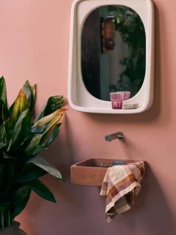 Espejo de pared artesanal Curve