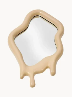 Espejo de pared artesanal en forma orgánica Melting