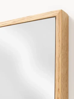 Espejo de pared con marco de madera de roble Avery
