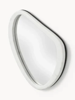 Espejo de pared con marco de mármol Meringue