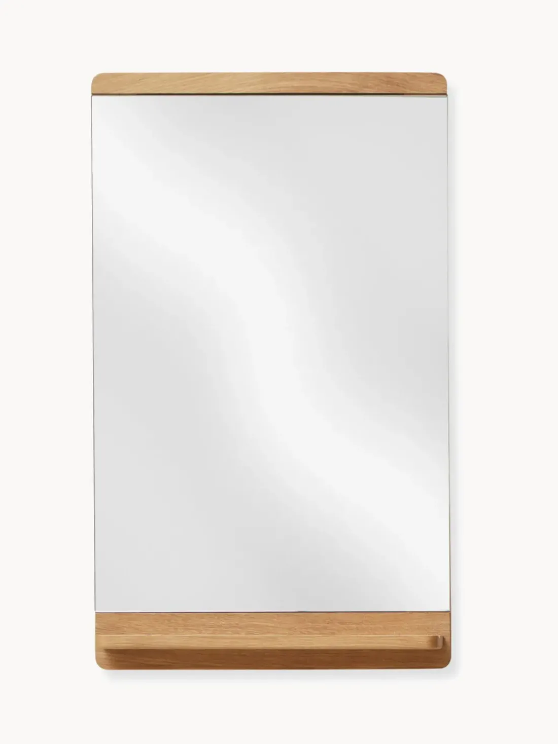 Espejo de pared de madera Rim