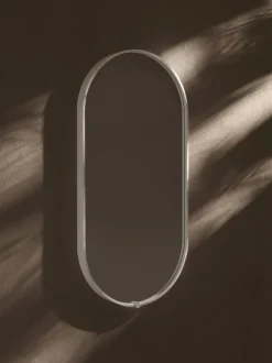 Espejo de pared ovalado con iluminación LED Avior