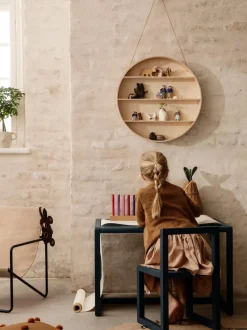 Estante de pared de madera Dorm